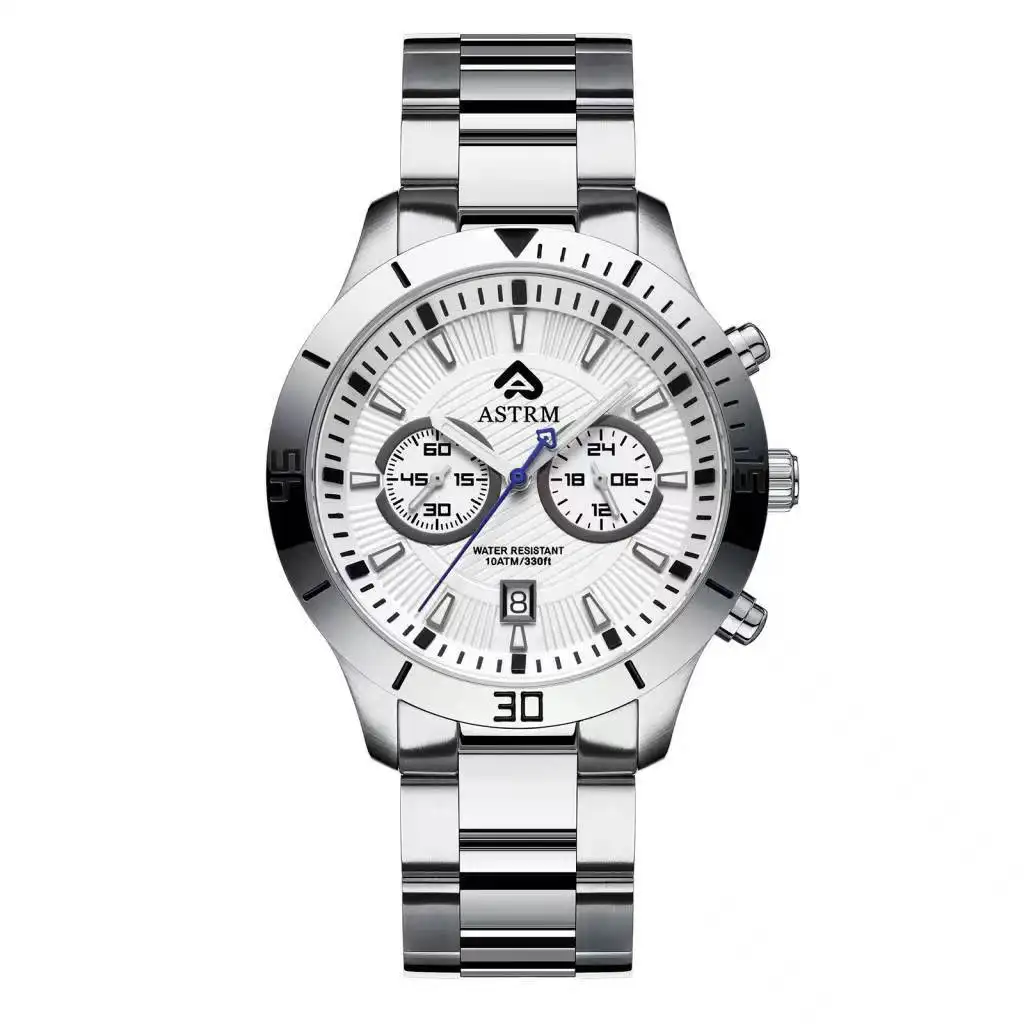 The Classy Timepiece: A Stunning Stainless Steel Black Quartz Watch For Every Occasion 1