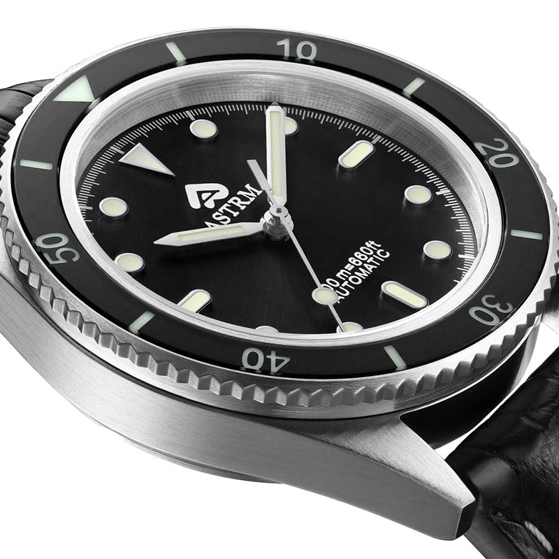 Black Stainless Steel Automatic Watch SEIRAL Brand XC6106G Men/women 4