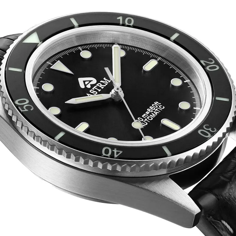 Black Stainless Steel Automatic Watch SEIRAL Brand XC6106G Men/women 4