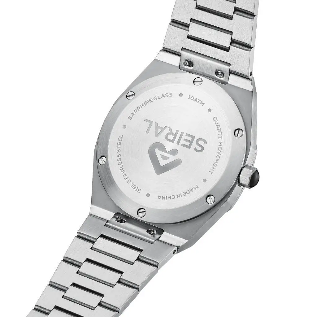 Stainless Steel Women's Quartz Watch 24.0cm SEIRAL Company Round 6