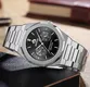 Custom Stainless Steel Black Quartz Watch SEIRAL 10ATM 100 M 14.0mm*25.0mm 2