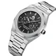 Custom Stainless Steel Black Quartz Watch SEIRAL 10ATM 100 M 14.0mm*25.0mm 6