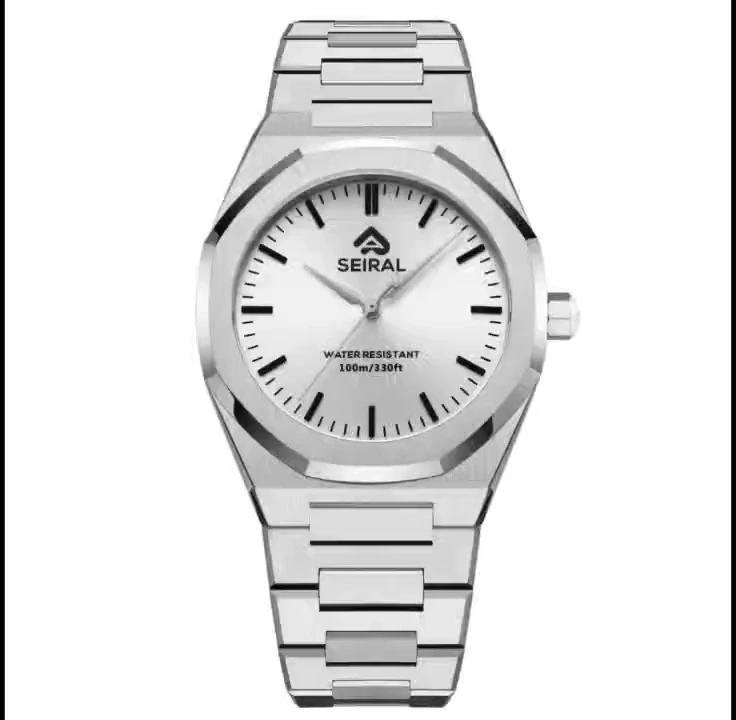 Simple fashion popular 10ATM high quality men China watch factory from shenzhen men stainless steel watch 1