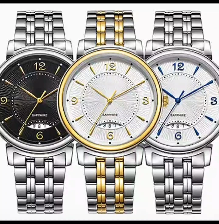 ShenZhen watch supplier from China high quality sapphire glass popular silver women quartz watch 1