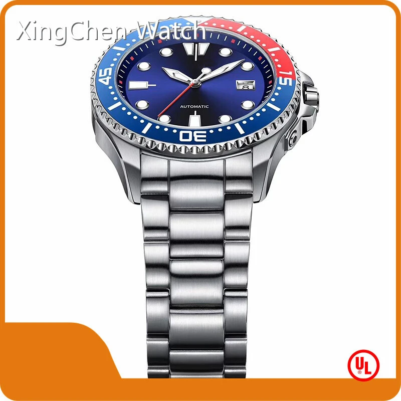 Stainless Steel Mechanical Watch XC6147G SEIRALmen Japanese Seiko NH35 Automatic Machine Movement 1