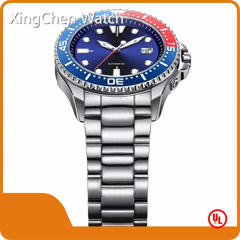 Stainless Steel Mechanical Watch XC6147G SEIRALmen Japanese Seiko NH35 Automatic Machine Movement 1