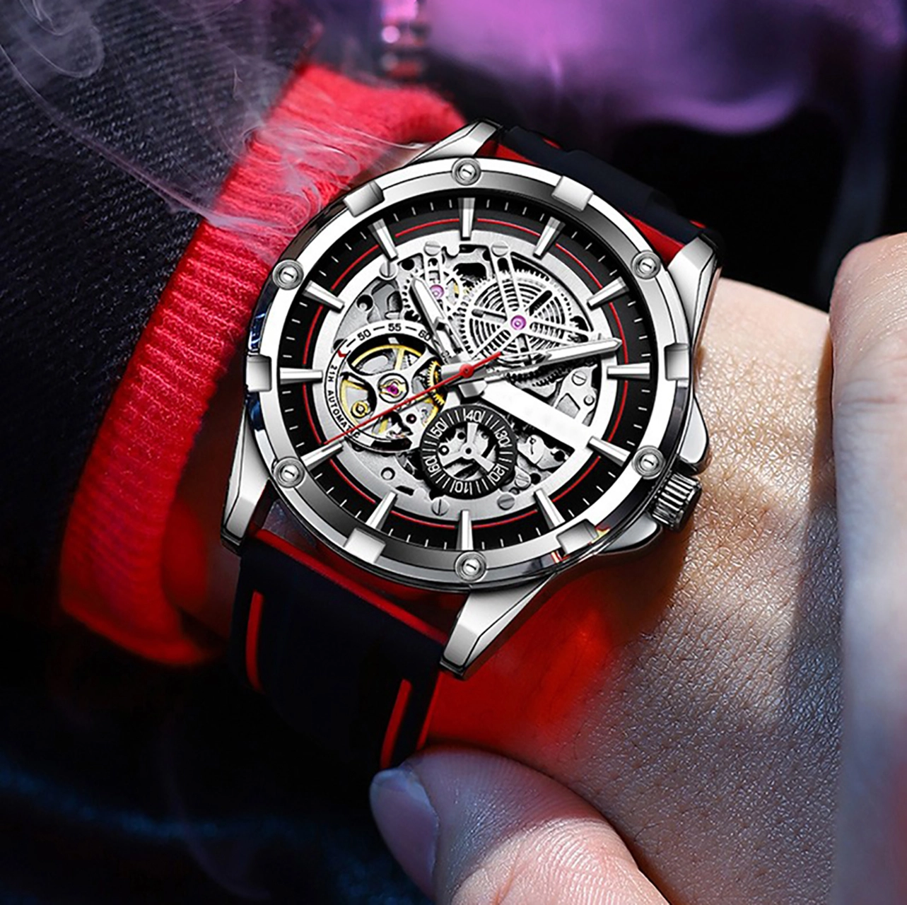 OEM Black Steel Watches for Mens SEIRAL Men 3