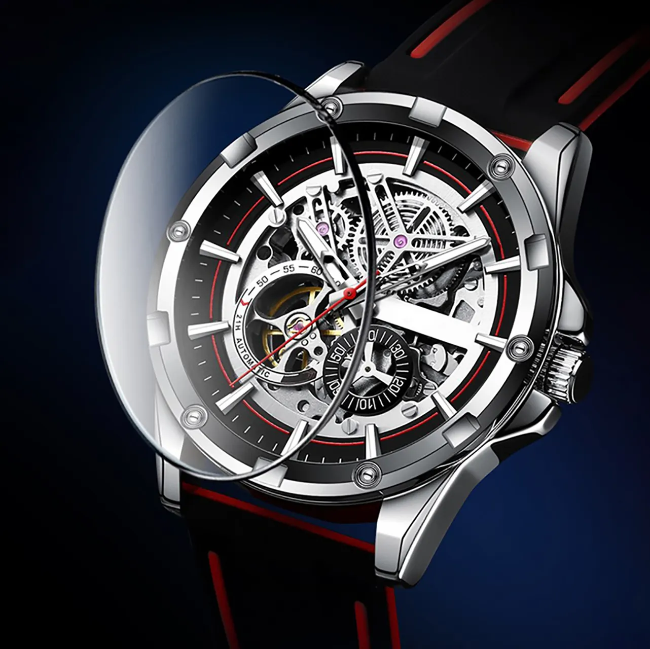 OEM Black Steel Watches for Mens SEIRAL Men 4