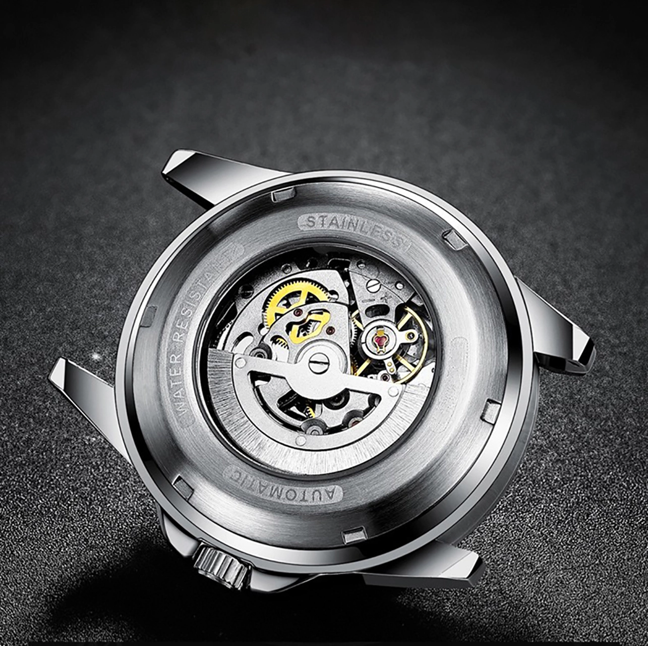 OEM Black Steel Watches for Mens SEIRAL Men 6