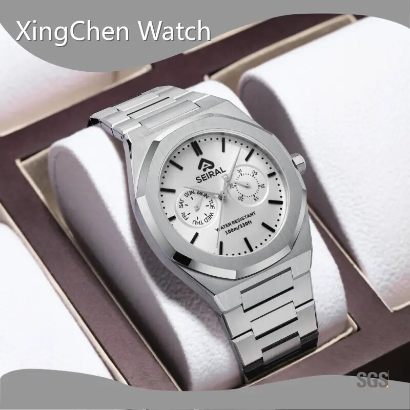 Stainless Steel Quartz Watch Price SEIRAL Miyota 14*25.0mm Custom 24.0 Cm 6P25 1