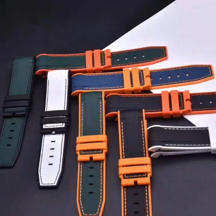 Silicone straps watch factory from Shenzhen of China watch strap Dust-proof slicone strap white silicone strap black silicone strap 1