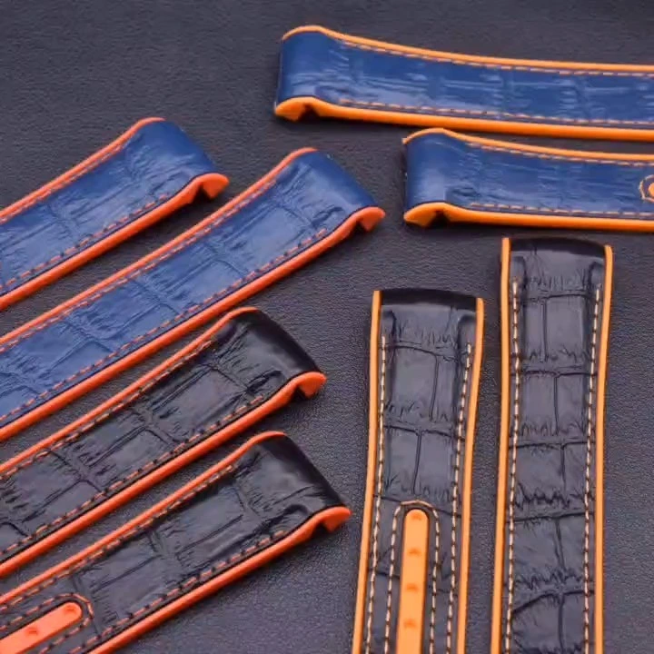 Leather watch strap silicone strap rubber strap watch strap strap factory watch company watch strap supplier high quality strap factory make you like pantone color 1
