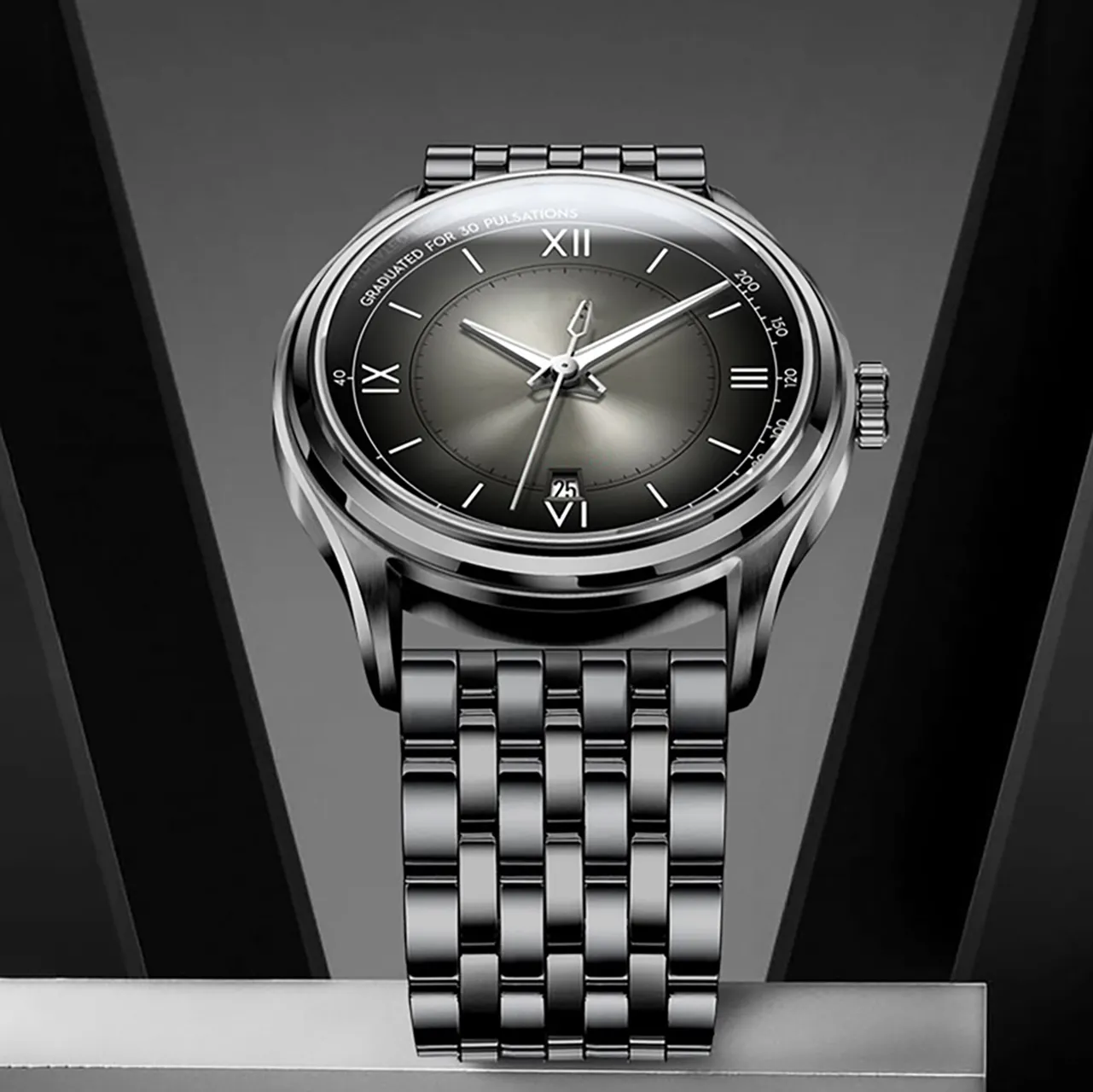 Men's Automatic Mechanical Watch Japanese NH35 Automatic Mechanical Movement XC6155G SEIRAL Brand 6