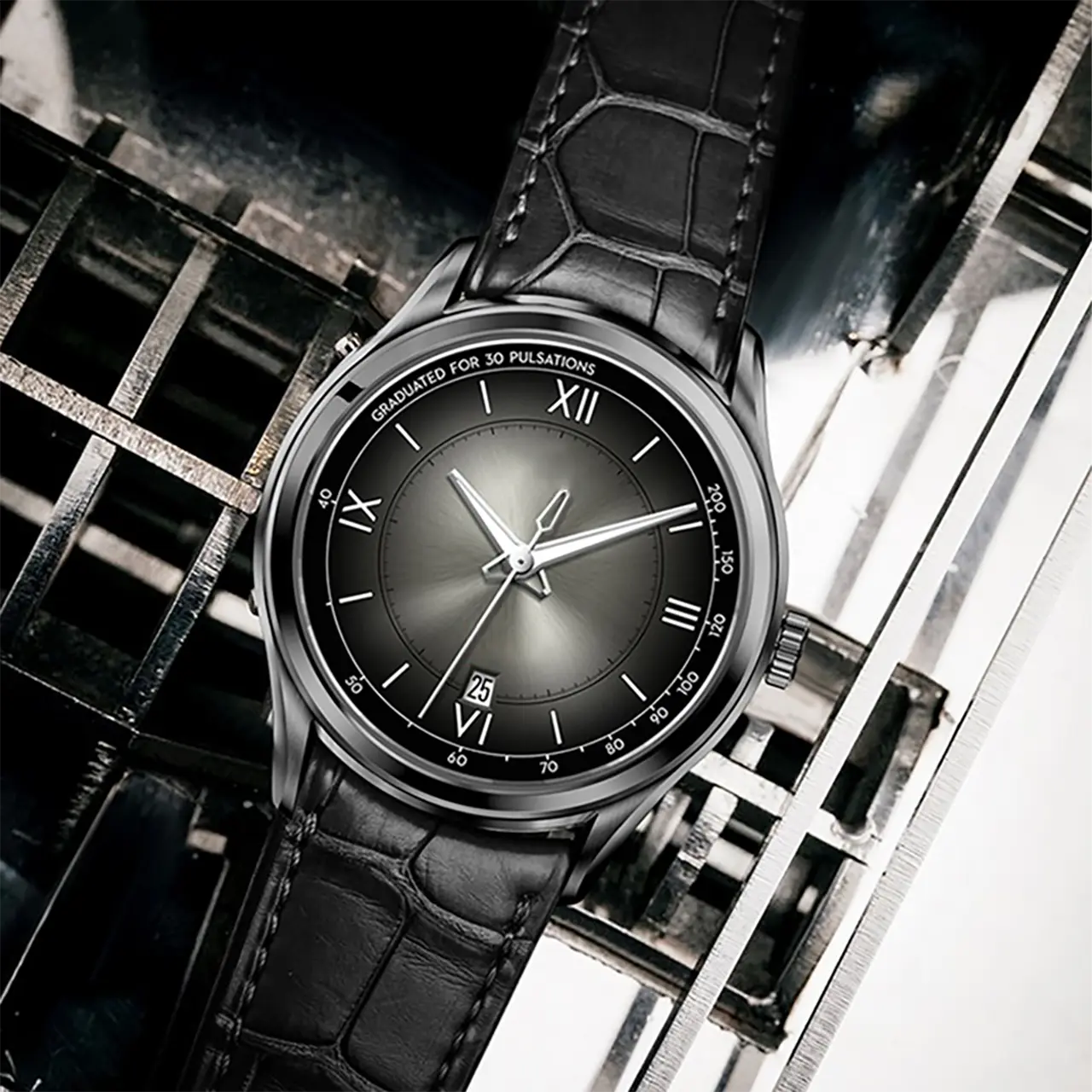 Men's Automatic Mechanical Watch Japanese NH35 Automatic Mechanical Movement XC6155G SEIRAL Brand 10