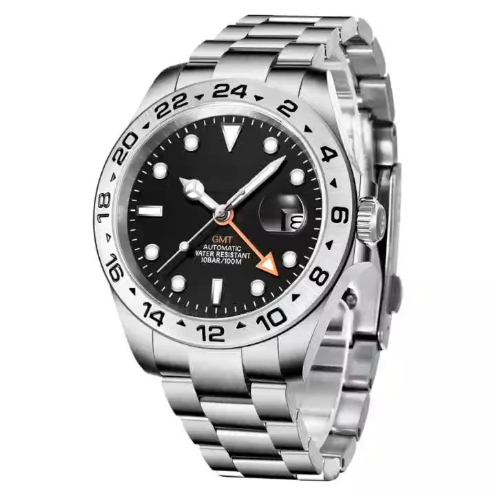 GTM Stainless Steel Men Watches High Quality Sapphire Glass Automatic Mechanical Stainless Steel Men Watch Factory From Shenzhen Of China shenzhen watch supphire 1