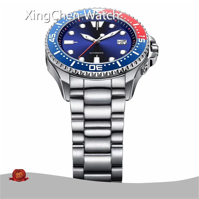 Black Stainless Steel Automatic Watch Men Japanese Seiko NH35 Automatic Machine Movement SEIRAL Company 1