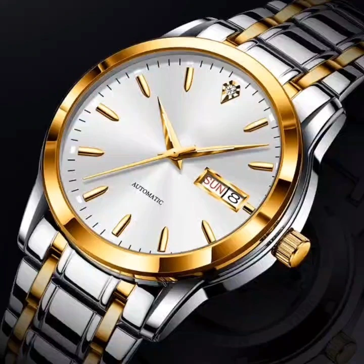 OEM stainless steel men automaic mechanical men watches high quality men mechanical watch shenzhen watch company watch supplire best price shenzhen watch company 1