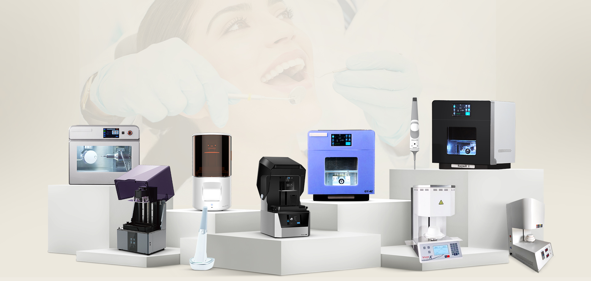 Intraoral Scanning, Chairside Milling, Sintering and 3D Printing for Dental CAD/CAM Complete Solution