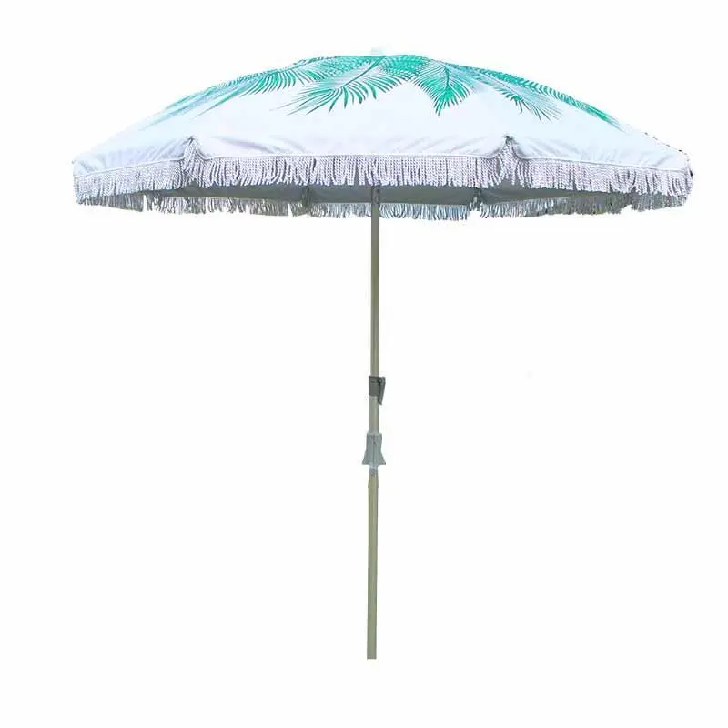 Alu Beach Umbrella with Tassel   BU1928-4 1