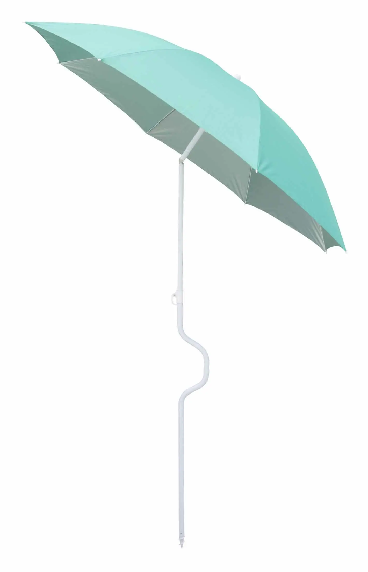Inclinable beach parasol with curved pole  BU1926 1