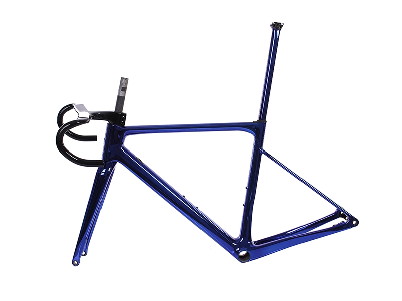 New Ultra Light 720g Flat Mount Disc Brake Full Carbon Fiber Endurance Road Bike Frameset FM066 1
