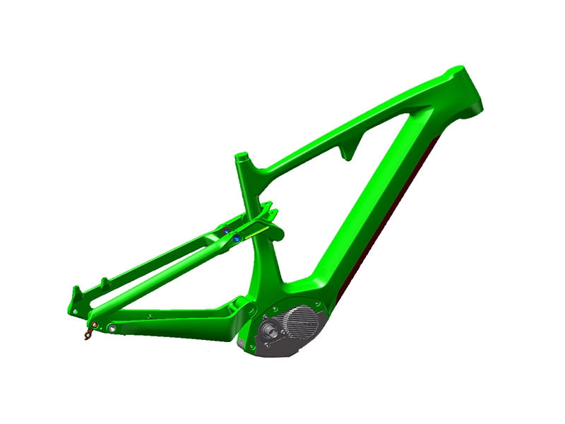 Shimano EP8 Motor 27.5*3.0''Tire 200MM Travel Dual Suspension MTB Ebike Frame FM378 1