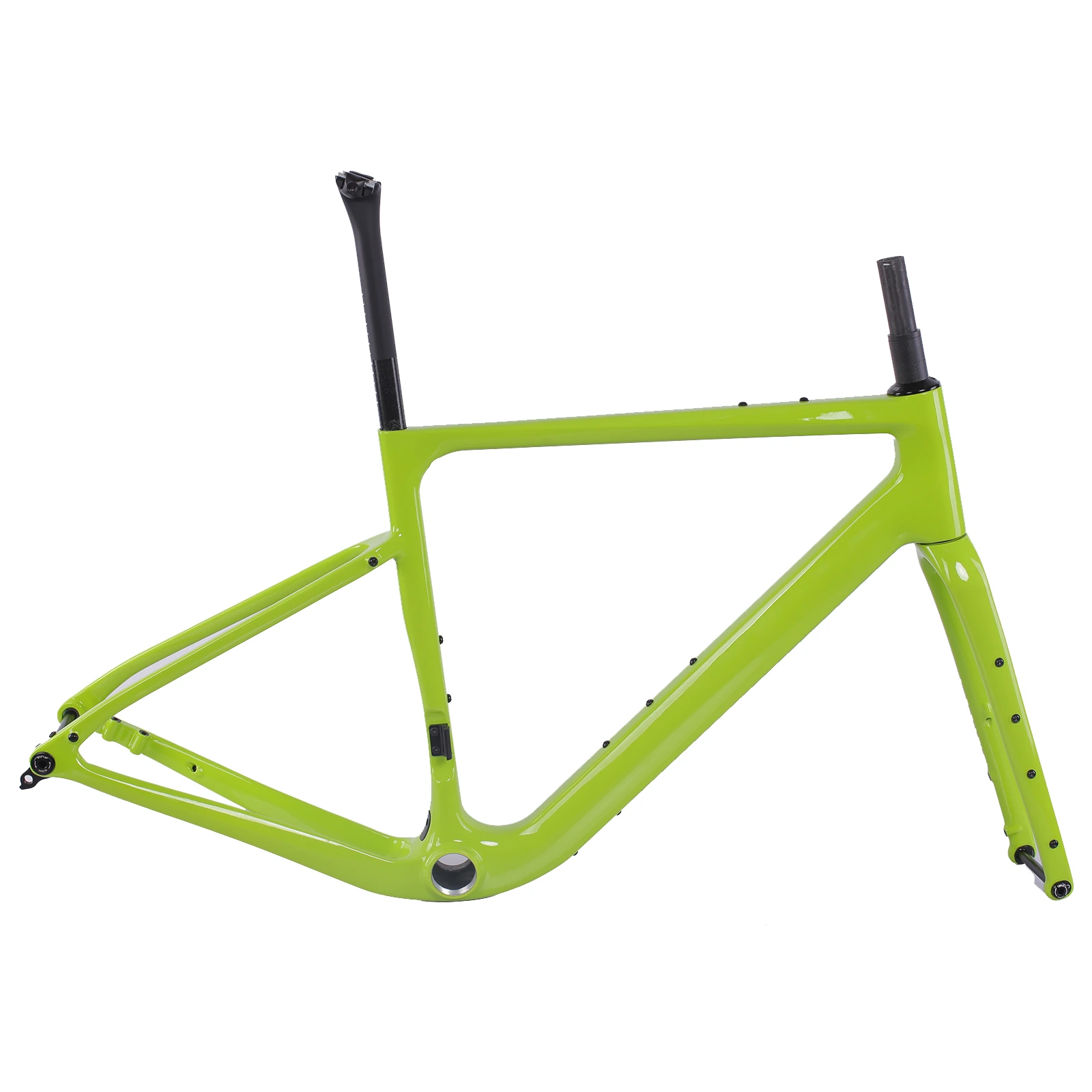 2024 Full Carbon Fiber UDH Hanger Max 700*50mm Tire T47 Bracket Fully Internal Cable Routing Gravel Bike Frame FM306 1