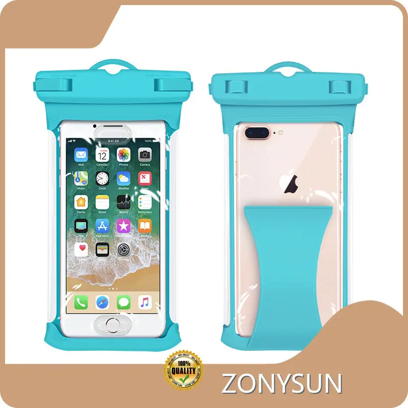 ʻO ka ʻeke kelepona pale wai kūʻai kūʻai nui no 6.5 iniha no ka Iphone 0.3mm TPU kaiapuni + ABS ZONYSUN Brand Company 1