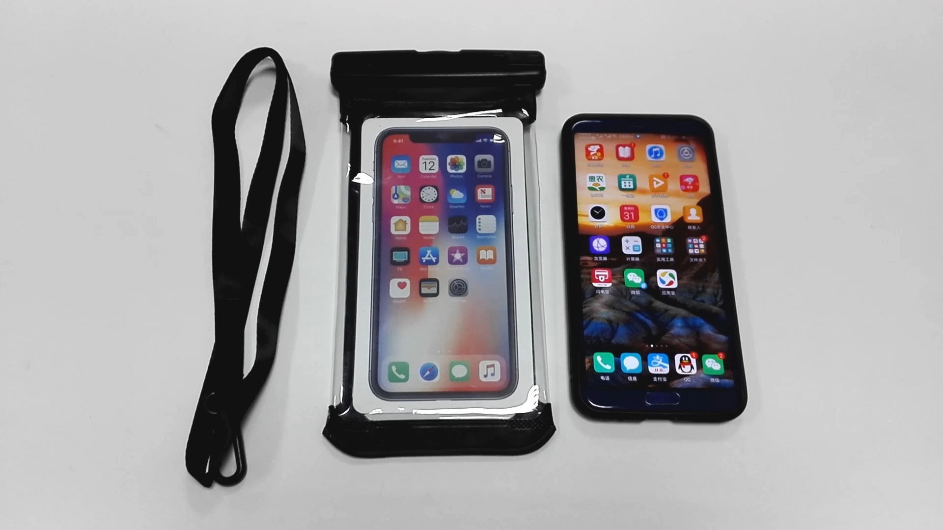 ZONYSUN Factory Customization IPX8 Touchable Screen Pvc Clear Waterproof Phone Pouch Dry Bag 1