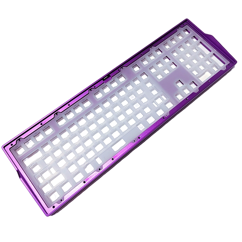 Tilpasset bearbeiding Rustfritt stål Metall Aluminium Kit Messing CNC Keyboard Case 1