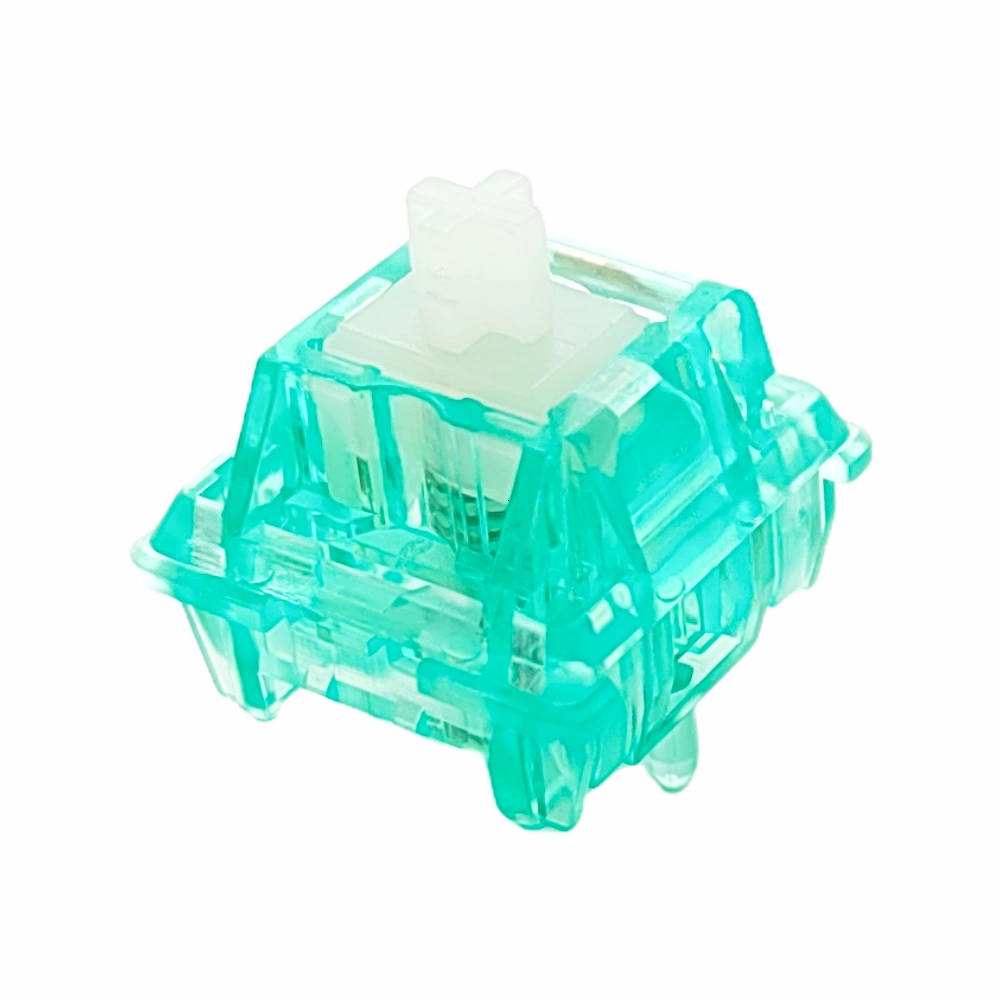 Tecsee Ice Mint Linear Stem Transparent Grün Schalter für DIY 5pins RGB SMD Mx Mechanische Gaming Tastatur 1