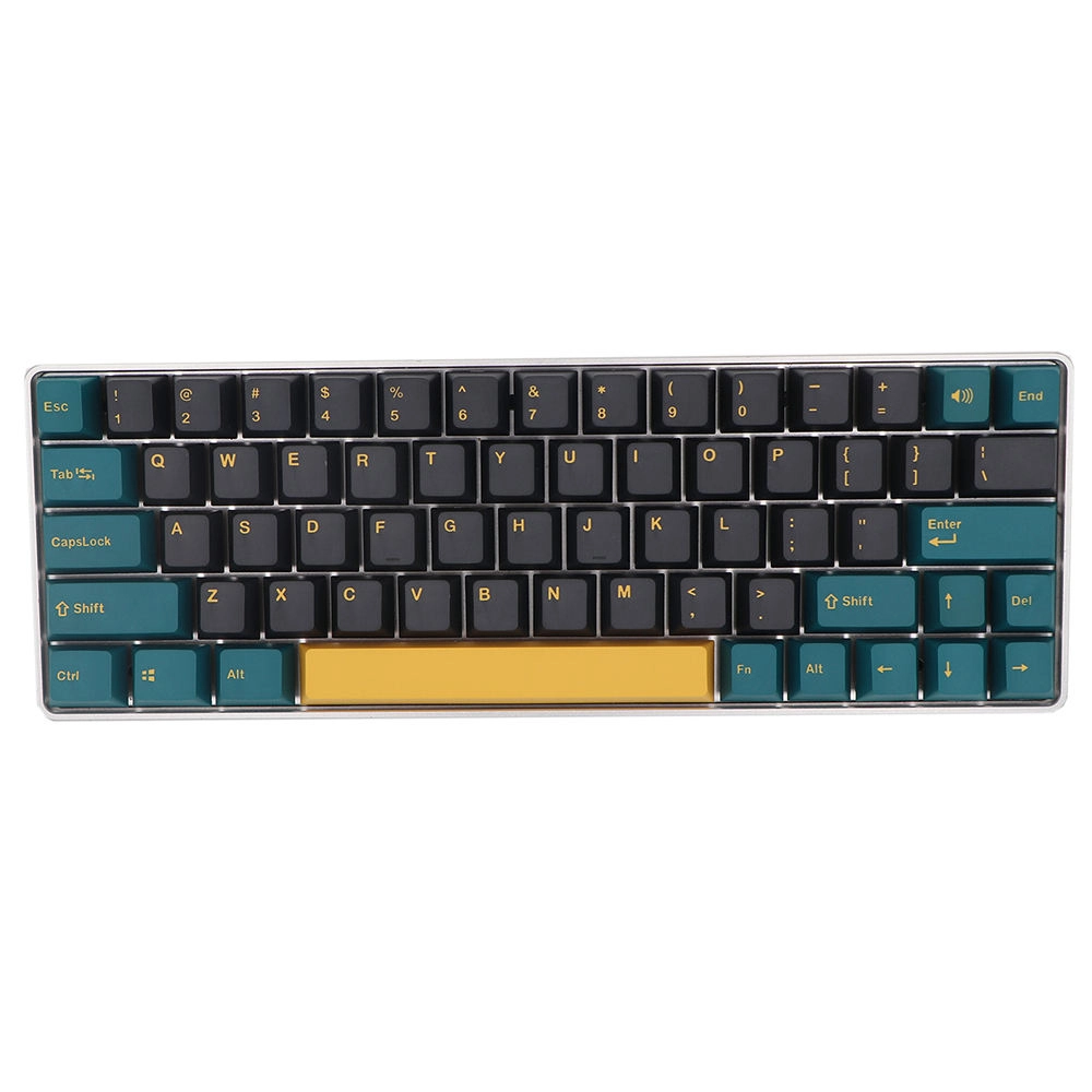 Tecsee 126 Keys PBT Mechanical Keyboard Keycap Set alang sa OEM Profile Keycaps 1
