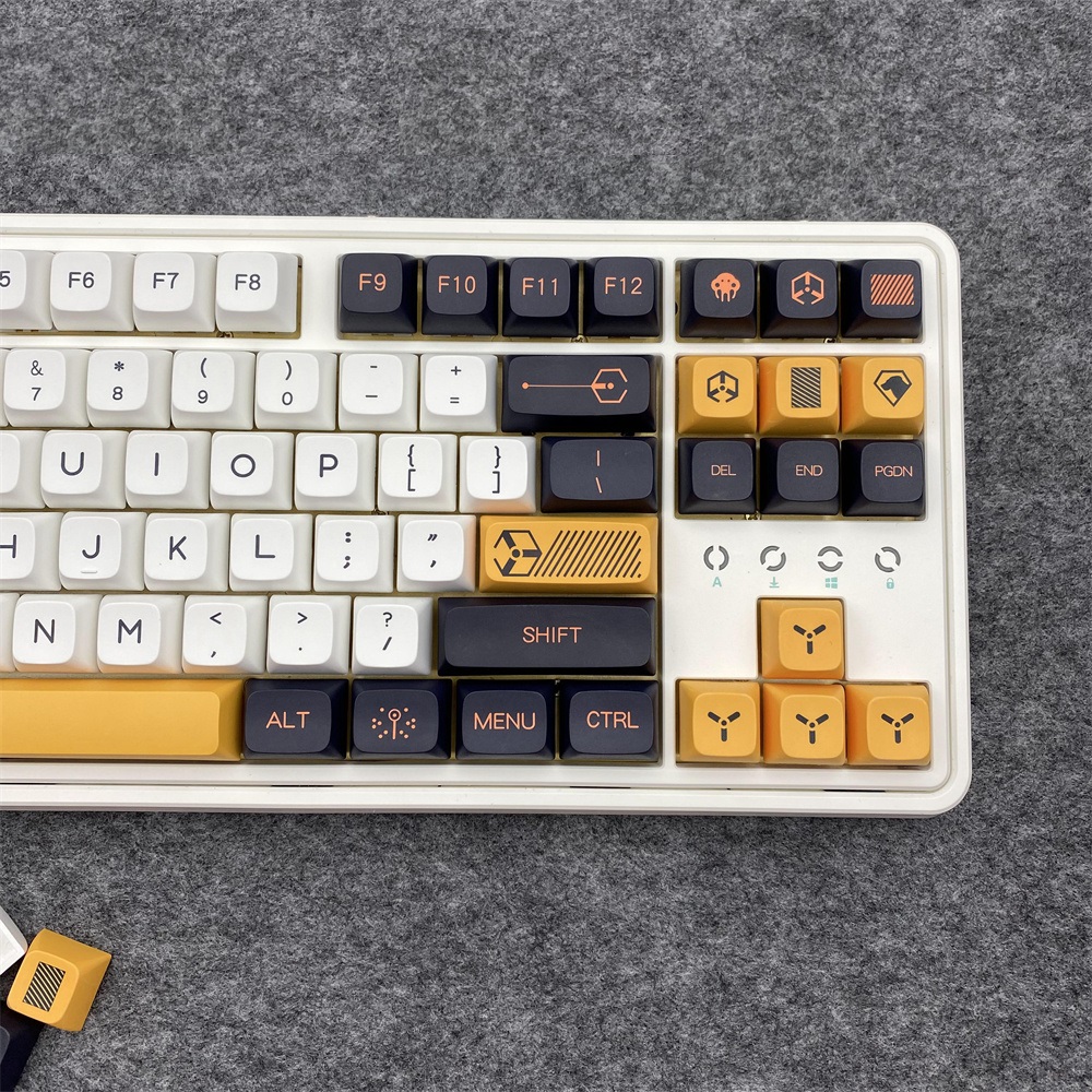 Tecsee Double Shot PBT Custom XDA Keycaps Set for PBT Dye Keycaps 100% ...
