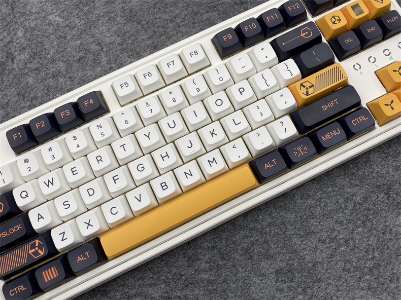 Tecsee Double Shot PBT Custom XDA Keycaps Set for PBT Dye Keycaps 100% ...
