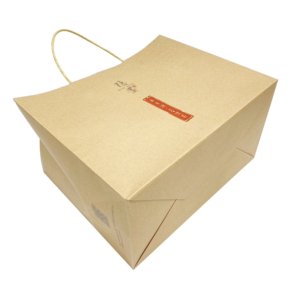 Pengeluaran tersuai beg tangan kertas kraft 1