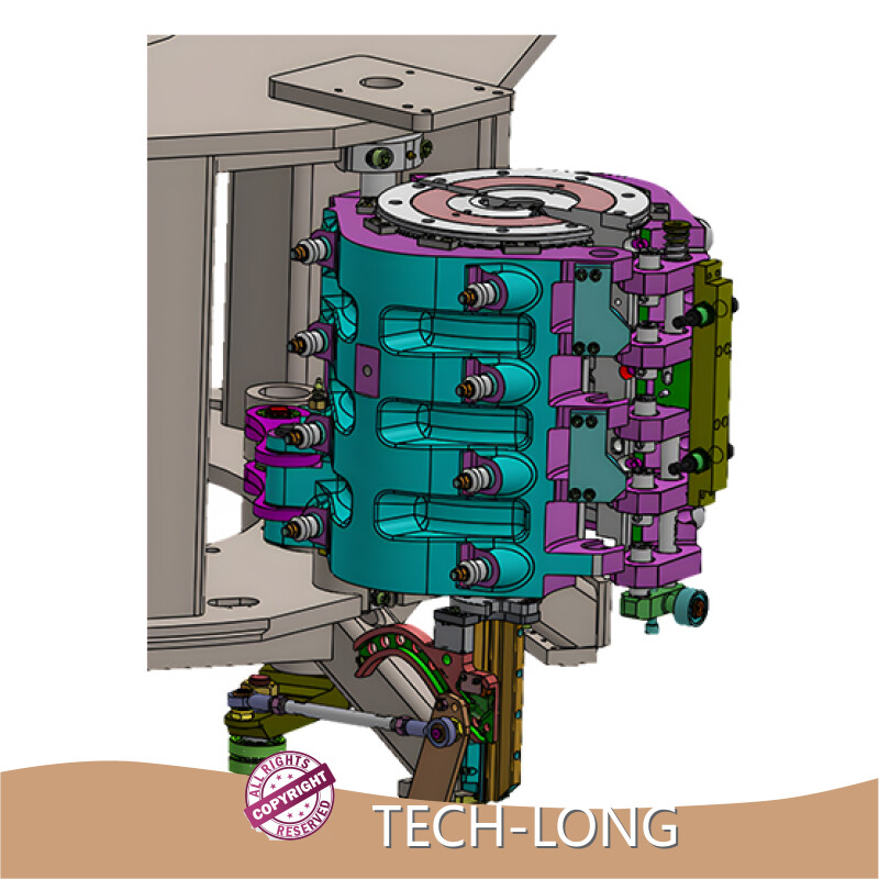 Máquina de moldeo por extrusión y soplado Marca TECH-LONG