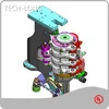 Máquina de moldeo por soplado personalizada TECH-LONG 1