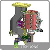 Proveedor de máquinas de moldeo por soplado y extrusión automática de la marca TECH-LONG 1
