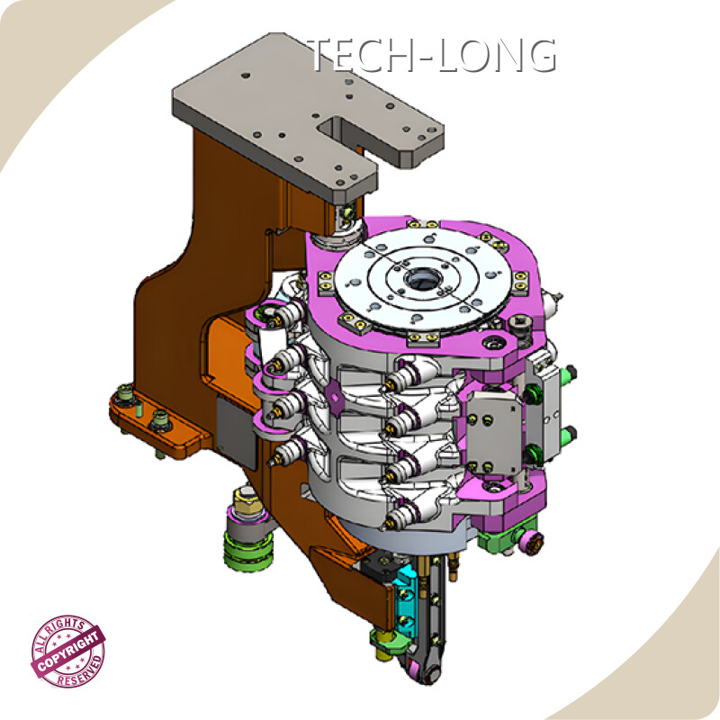 Máquina de moldeo por soplado y extrusión automática al por mayor marca TECH-LONG 1