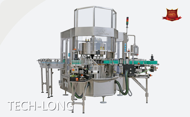 Fabricante de máquinas etiquetadoras de botellas TECH-LONG a la venta 1