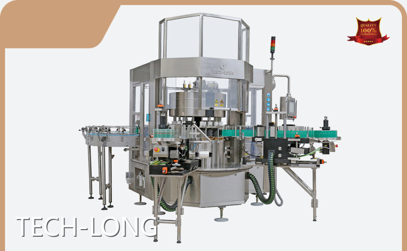 Fabricante de máquinas etiquetadoras de botellas - - TECH-LONG 1