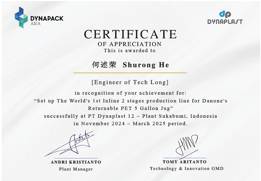 Impulsados ​​por la innovación y la calidad como prioridad: los proyectos de Tech-Long en Indonesia y Venezuela recibieron cartas de elogio de los clientes. 1