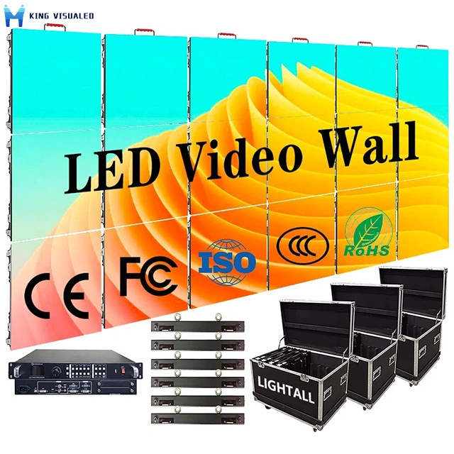 P3.91 شاشة LED داخلية 4x3m من الباب إلى الباب SMD كامل اللون تأجير المرحلة خلفية شاشة LED كبيرة السعر Pantalla para eventsos 2