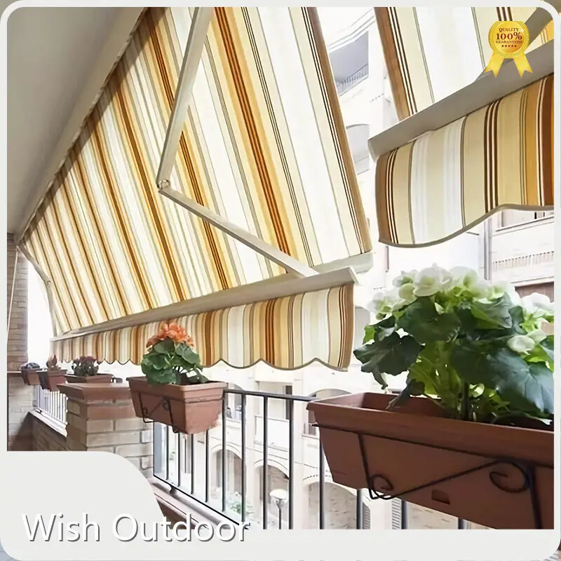 Full Cassette Folding Arm Awning - - Wish Outdoor 1