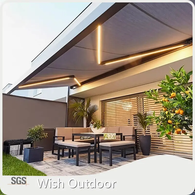 Full Cassette Retractable Motorised Awning Full Cassette Retractable Motorised Awning Wish Outdoor Brand 1