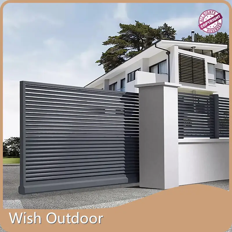 Wish Outdoor Brand Aluminium Gate Manufacturers near Me Supplier 1