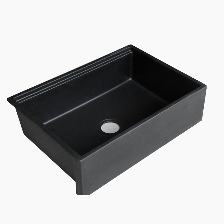 Naitron Poldseries Arcgranit® Farmhouse Undermount Kitchen Sinks  AMSSA3018B 1