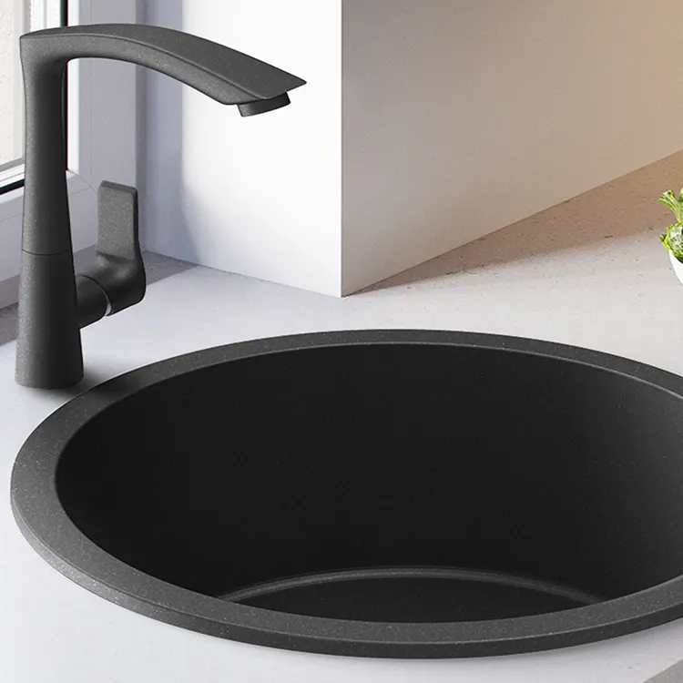 The Beauty Of A Round Black Sink Bowl: A Perfect Addition To Your Modern Bathroom 1