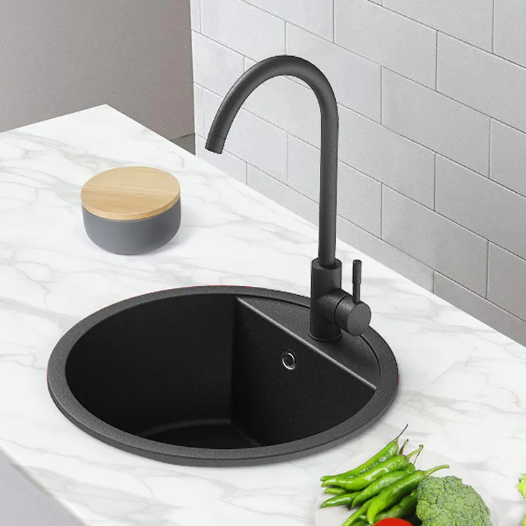 Enhancing Your Bathroom With A Stunning Granite Round Sink 1