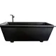 Quality Naitron Brand Black/White/Oat/Sand/Red/Coffee/Beige/Alu Metallic/Terra/Silver/Greystone/Sky Blue 1700 X 760 X 620(mm) Solid Acrylic Bathtub 2